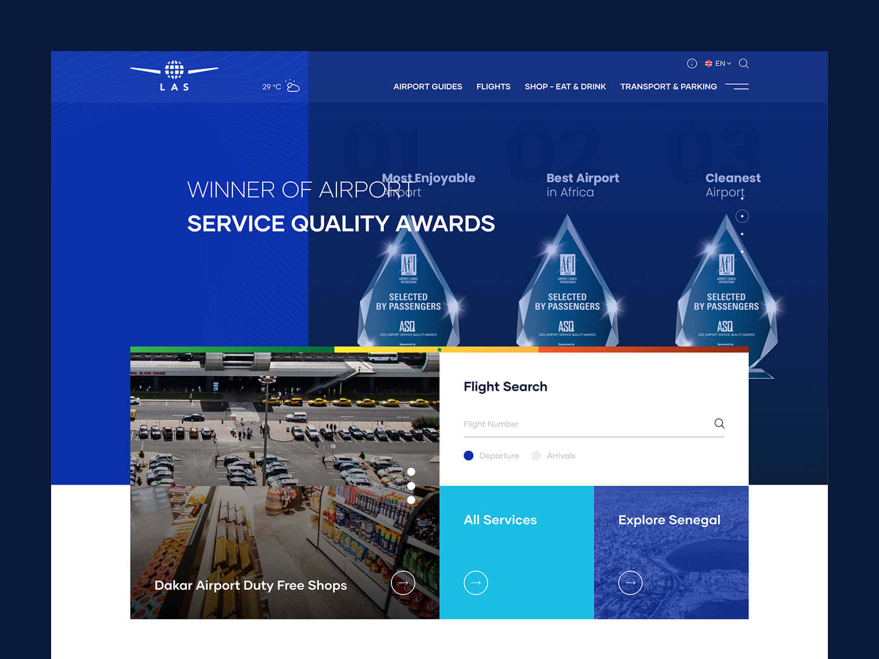 Dakar Aeroport-2 - wrinting 1-3 - web promo-5 - website-page-6 - app-mockup-7- home-page