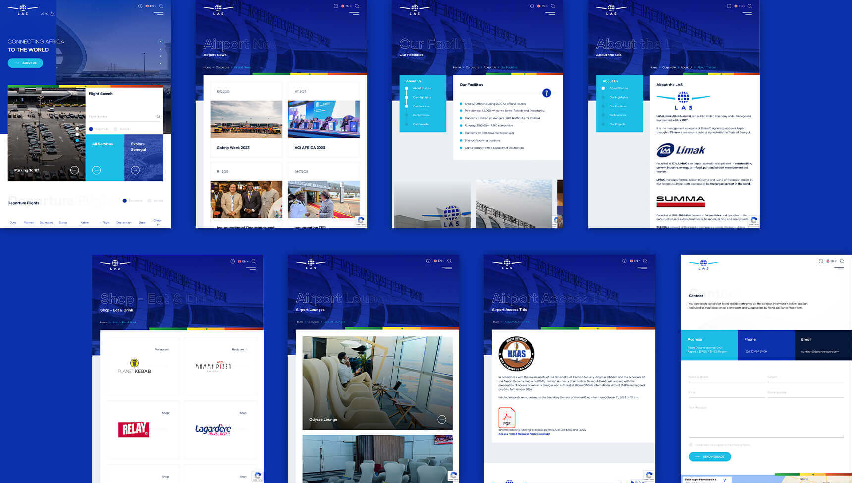 Dakar Aeroport-2 - wrinting 1-3 - web promo-5 - website-page-6 - app-mockup-7- home-page-8 - type-9 - color-10 - web-pages-11 - laptop-mockup-12 - mobil-page-13 - tablet-screen